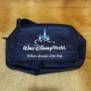 NWT Walt Disney World Navy Blue Fanny pack waist bag belt bag embroidered
